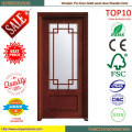 Cristal puerta madera puerta Panel de madera puerta puerta Interior